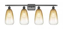 Innovations Lighting 516-4W-OB-G480-6AM - Brookhaven Almond - 4 Light - 36 inch - Oil Rubbed Bronze - Bath Vanity Light