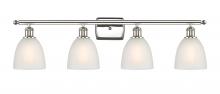 Innovations Lighting 516-4W-PN-G381 - Castile - 4 Light - 36 inch - Polished Nickel - Bath Vanity Light