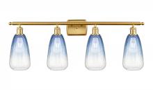 Innovations Lighting 516-4W-SG-G480-6SB - Brookhaven Almond - 4 Light - 36 inch - Satin Gold - Bath Vanity Light