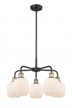 Innovations Lighting 516-5CR-BAB-G101 - Belfast - 5 Light - 24 inch - Black Antique Brass - Chandelier
