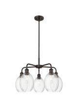 Innovations Lighting 516-5CR-OB-G459-6CL - Preston Bulb - 5 Light - 25 inch - Oil Rubbed Bronze - Stem hung - Chandelier