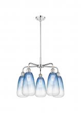 Innovations Lighting 516-5CR-PC-G480-6SB - Brookhaven Almond - 5 Light - 25 inch - Polished Chrome - Stem hung - Chandelier