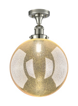 Innovations Lighting 517-1CH-PN-G208-12 - Beacon - 1 Light - 12 inch - Polished Nickel - Semi-Flush Mount