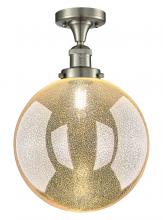 Innovations Lighting 517-1CH-SN-G208-12 - Beacon - 1 Light - 12 inch - Brushed Satin Nickel - Semi-Flush Mount