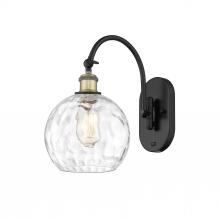 Innovations Lighting 518-1W-BAB-G1215-8 - Athens Water Glass - 1 Light - 8 inch - Black Antique Brass - Adjustable Swing Arm