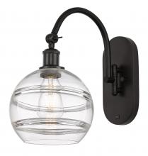 Innovations Lighting 518-1W-OB-G556-8CL - Rochester - 1 Light - 8 inch - Oil Rubbed Bronze - Adjustable Swing Arm