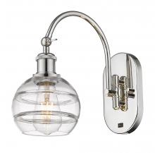 Innovations Lighting 518-1W-PN-G556-6CL - Rochester - 1 Light - 6 inch - Polished Nickel - Adjustable Swing Arm