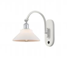 Innovations Lighting 518-1W-WPC-G131 - Orwell - 1 Light - 8 inch - White Polished Chrome - Adjustable Swing Arm
