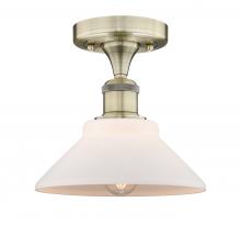 Innovations Lighting 616-1F-AB-G131 - Orwell - 1 Light - 8 inch - Antique Brass - Semi-Flush Mount
