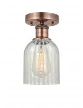Innovations Lighting 616-1F-AC-G2511 - Caledonia - 1 Light - 5 inch - Antique Copper - Semi-Flush Mount