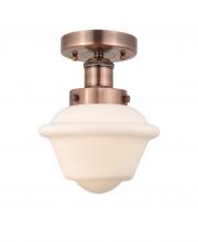 Innovations Lighting 616-1F-AC-G531 - Oxford - 1 Light - 7 inch - Antique Copper - Semi-Flush Mount
