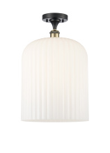 Innovations Lighting 616-1F-BAB-G559-12GWH - Bridal Veil - 1 Light - 5 inch - Black Antique Brass - Semi-Flush Mount