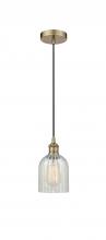 Innovations Lighting 616-1P-AB-G2511 - Caledonia - 1 Light - 5 inch - Antique Brass - Cord hung - Mini Pendant