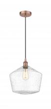 Innovations Lighting 616-1P-AC-G654-12 - Cindyrella - 1 Light - 12 inch - Antique Copper - Cord hung - Mini Pendant