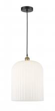 Innovations Lighting 616-1P-BAB-G559-12GWH - Bridal Veil - 1 Light - 5 inch - Black Antique Brass - Cord hung - Mini Pendant