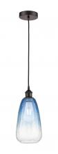 Innovations Lighting 616-1P-OB-G480-6SB - Brookhaven Almond - 1 Light - 6 inch - Oil Rubbed Bronze - Cord hung - Mini Pendant