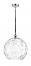 Innovations Lighting 616-1P-PC-G1215-14 - Athens Water Glass - 1 Light - 13 inch - Polished Chrome - Cord hung - Pendant