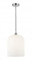Innovations Lighting 616-1P-PC-G559-12GWH - Bridal Veil - 1 Light - 5 inch - Polished Chrome - Cord hung - Mini Pendant