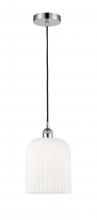 Innovations Lighting 616-1P-PC-G559-8GWH - Bridal Veil - 1 Light - 5 inch - Polished Chrome - Cord hung - Mini Pendant