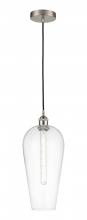 Innovations Lighting 616-1P-SN-G456-8CL - Chelsea - 1 Light - 8 inch - Brushed Satin Nickel - Cord hung - Mini Pendant