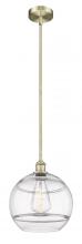 Innovations Lighting 616-1S-AB-G556-12CL - Rochester - 1 Light - 12 inch - Antique Brass - Stem hung - Mini Pendant