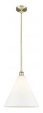 Innovations Lighting 616-1S-AB-GBC-161 - Berkshire - 1 Light - 16 inch - Antique Brass - Stem hung - Pendant