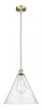 Innovations Lighting 616-1S-AB-GBC-164 - Berkshire - 1 Light - 16 inch - Antique Brass - Stem hung - Pendant