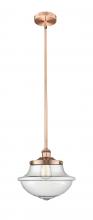 Innovations Lighting 616-1S-AC-G544 - Oxford - 1 Light - 12 inch - Antique Copper - Stem hung - Mini Pendant