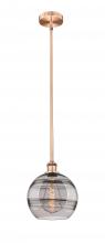 Innovations Lighting 616-1S-AC-G556-10SM - Rochester - 1 Light - 10 inch - Antique Copper - Cord hung - Mini Pendant