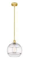 Innovations Lighting 616-1S-SG-G556-12CL - Rochester - 1 Light - 12 inch - Satin Gold - Stem hung - Mini Pendant
