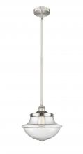 Innovations Lighting 616-1S-SN-G544 - Oxford - 1 Light - 12 inch - Brushed Satin Nickel - Stem hung - Mini Pendant