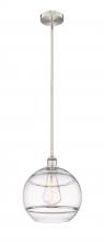 Innovations Lighting 616-1S-SN-G556-12CL - Rochester - 1 Light - 12 inch - Brushed Satin Nickel - Stem hung - Mini Pendant