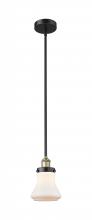 Innovations Lighting 616-1SH-BAB-G191 - Bellmont - 1 Light - 6 inch - Black Antique Brass - Stem hung - Mini Pendant