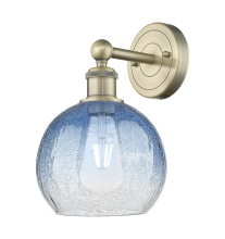 Innovations Lighting 616-1W-AB-G483-8SB - Brookhaven Globe - 1 Light - 8 inch - Antique Brass - Sconce