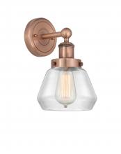 Innovations Lighting 616-1W-AC-G172 - Fulton - 1 Light - 7 inch - Antique Copper - Sconce