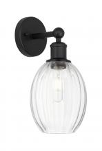 Innovations Lighting 616-1W-BK-G459-6CL - Preston Bulb - 1 Light - 6 inch - Matte Black - Sconce