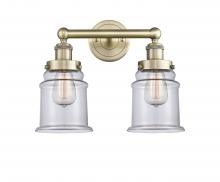 Innovations Lighting 616-2W-AB-G182 - Canton - 2 Light - 15 inch - Antique Brass - Bath Vanity Light