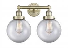 Innovations Lighting 616-2W-AB-G202-8 - Beacon - 2 Light - 17 inch - Antique Brass - Bath Vanity Light