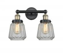 Innovations Lighting 616-2W-BAB-G142 - Chatham - 2 Light - 16 inch - Black Antique Brass - Bath Vanity Light