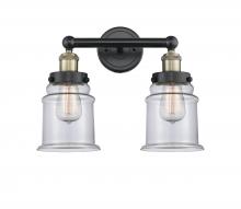 Innovations Lighting 616-2W-BAB-G182 - Canton - 2 Light - 15 inch - Black Antique Brass - Bath Vanity Light