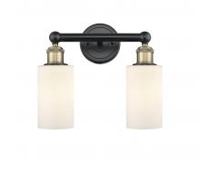 Innovations Lighting 616-2W-BAB-G801 - Clymer - 2 Light - 13 inch - Black Antique Brass - Bath Vanity Light