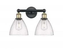 Innovations Lighting 616-2W-BAB-GBD-754 - Bristol - 2 Light - 17 inch - Black Antique Brass - Bath Vanity Light
