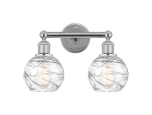 Innovations Lighting 616-2W-PC-G1213-6CL - Athens Deco Swirl - 2 Light - 15 inch - Polished Chrome - Bath Vanity Light