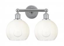 Innovations Lighting 616-2W-PC-G483-8OP - Brookhaven Globe - 2 Light - 17 inch - Polished Chrome - Bath Vanity Light