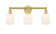 Innovations Lighting 616-3W-SG-G559-5GWH - Bridal Veil - 3 Light - 23 inch - Satin Gold - Bath Vanity Light