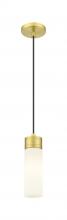 Innovations Lighting 617-1P-SG-G617-8SWH - Boreas - 1 Light - 3 inch - Satin Gold - Cord Hung - Mini Pendant