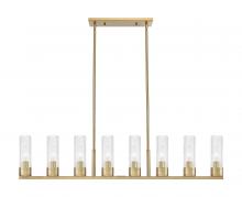 Innovations Lighting 617-8I-BB-G617-8SCL - Boreas - 8 Light - 48 inch - Brushed Brass - Linear Pendant