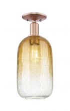 Innovations Lighting 716-1C-AC-G482-7AM - Brookhaven Cloche - 1 Light - 6 inch - Antique Copper - Semi-Flush Mount