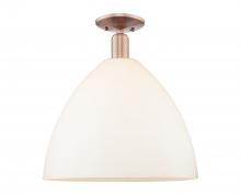 Innovations Lighting 716-1C-AC-GBD-161 - Bristol - 1 Light - 16 inch - Antique Copper - Semi-Flush Mount