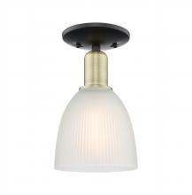 Innovations Lighting 716-1C-BAB-G381 - Castile - 1 Light - 6 inch - Black Antique Brass - Semi-Flush Mount
